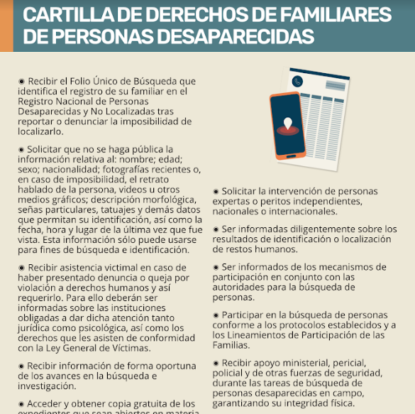Imagen de Guía - Cartilla de Derechos de Familiares de Personas Desaparecidas